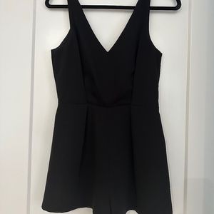 Topshop Romper with Lacy V Back (Size 2)